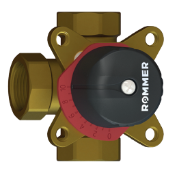 ROMMER 3-х ходовой смесительный клапан 3/4" KVs 6,3